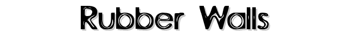 Rubber Walls font